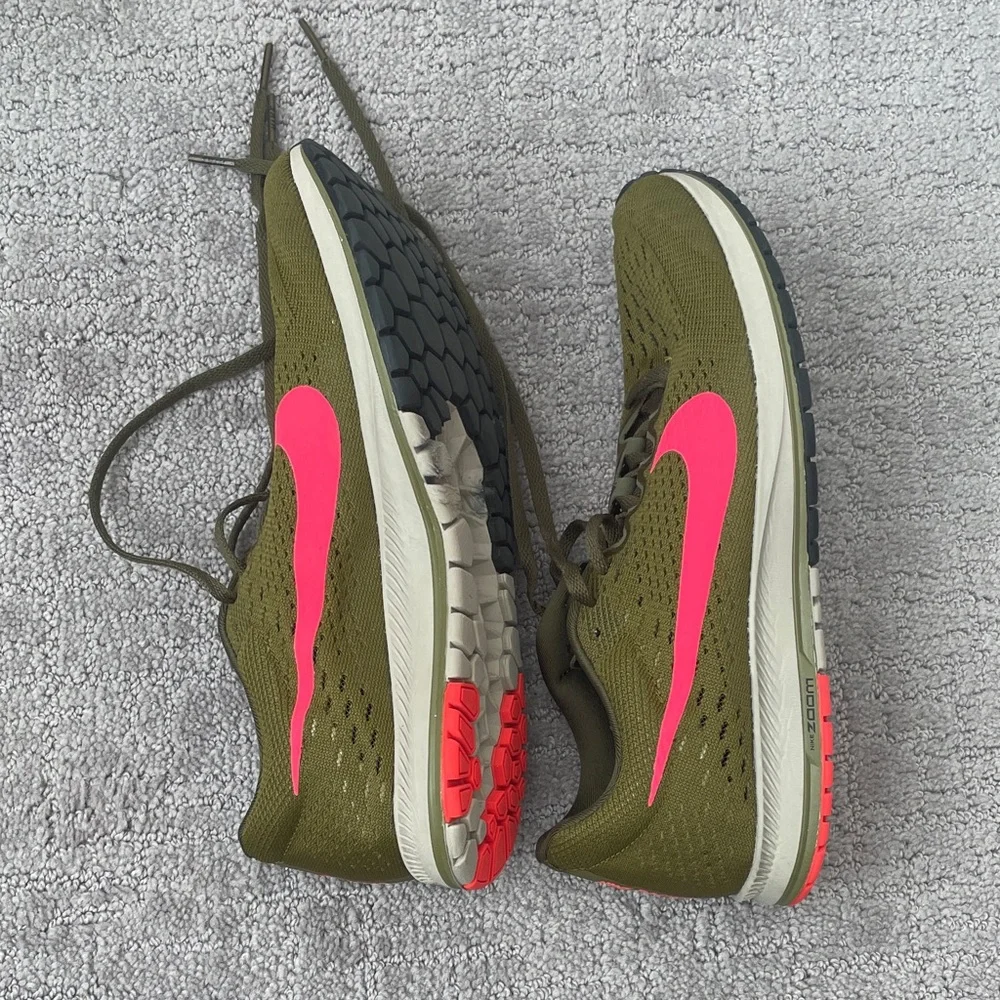 Nike Zoom Streak 6 in Olive/Pink Women’s 8.5 - Picture 3 of 9